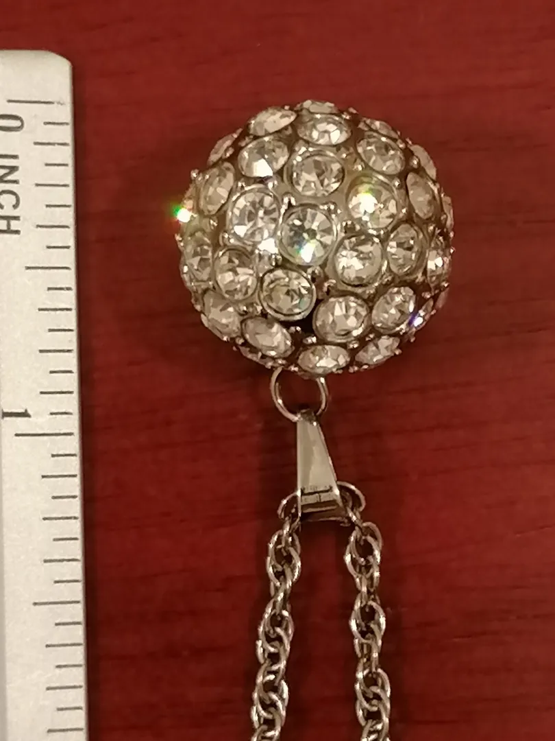 FABERGE pendant style Handmade Jewelry Fabergé egg Birthday jewelry gift for her 50 Austrian Diamond Crystals HANDSET Silver Tarnish free