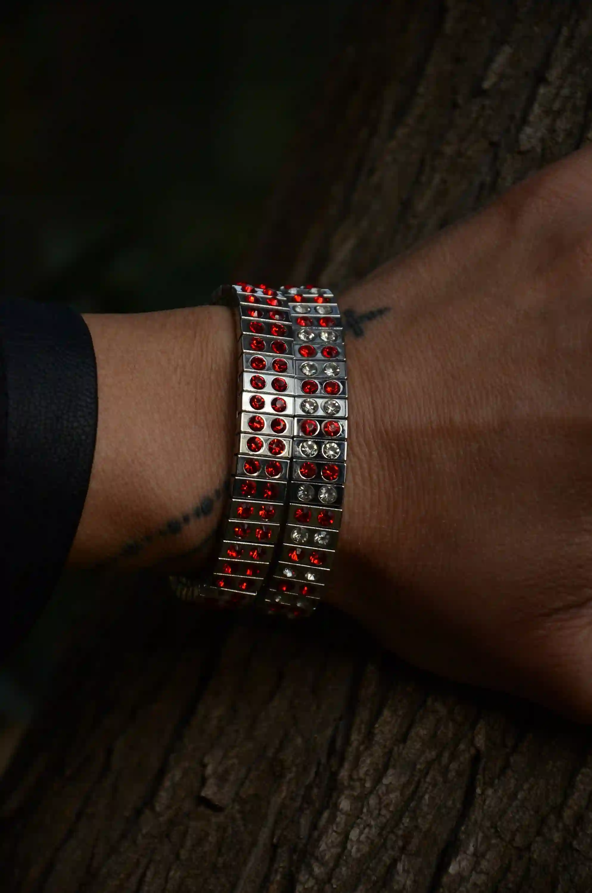 Ruby Bracelet - Ruby Silver Bracelet - Ruby Jewelry - Gemstone Bracelet - July Birthstone - Silver Jewelry - Handmade Bracelet gift for her 