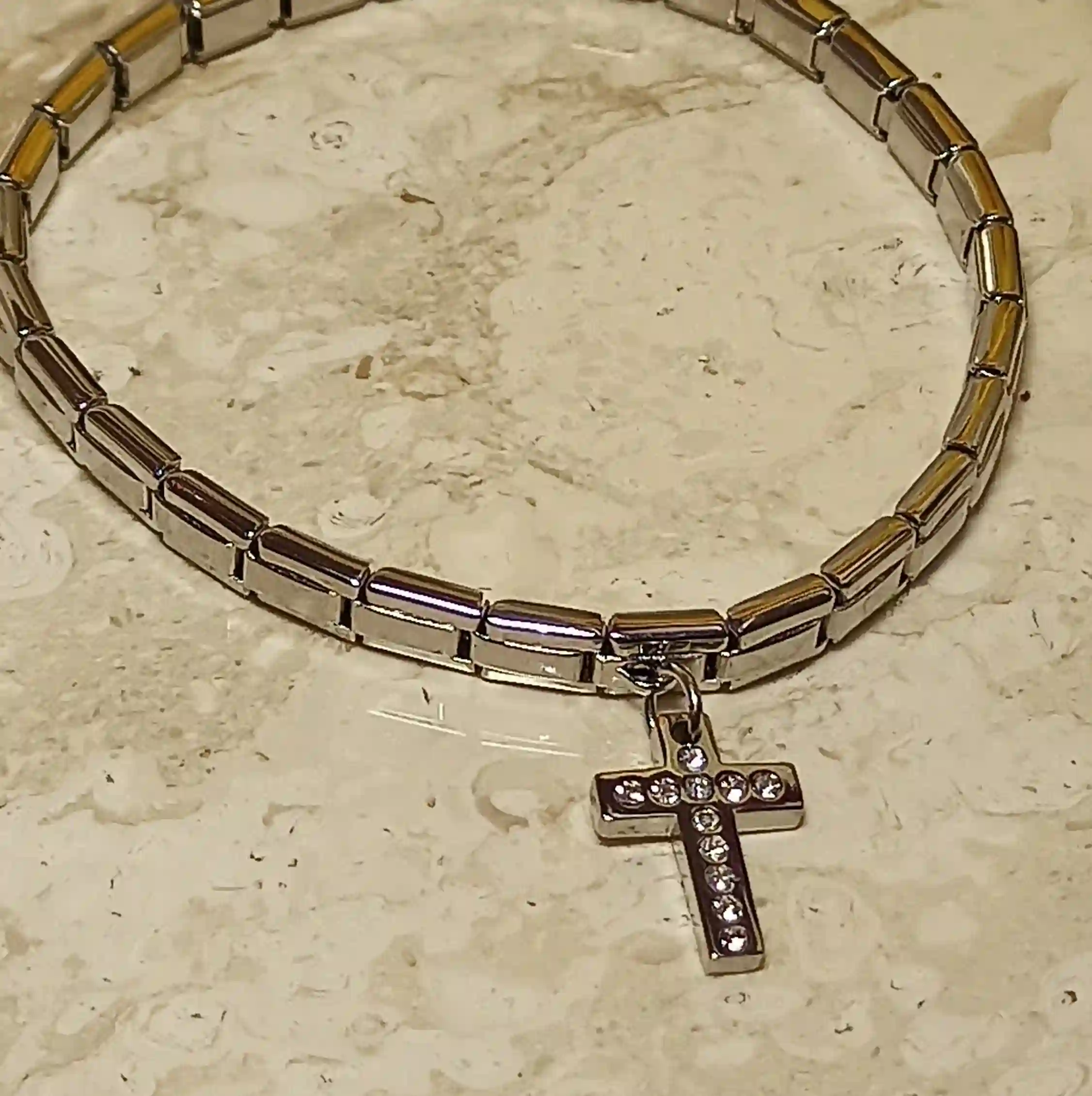 Unique Baptism Gift/Swarovski Diamond 0.33ct/First Communion Gift Girl/Confirmation Gift for Girls /Goddaughter Bracelet/Christian Bracelets 