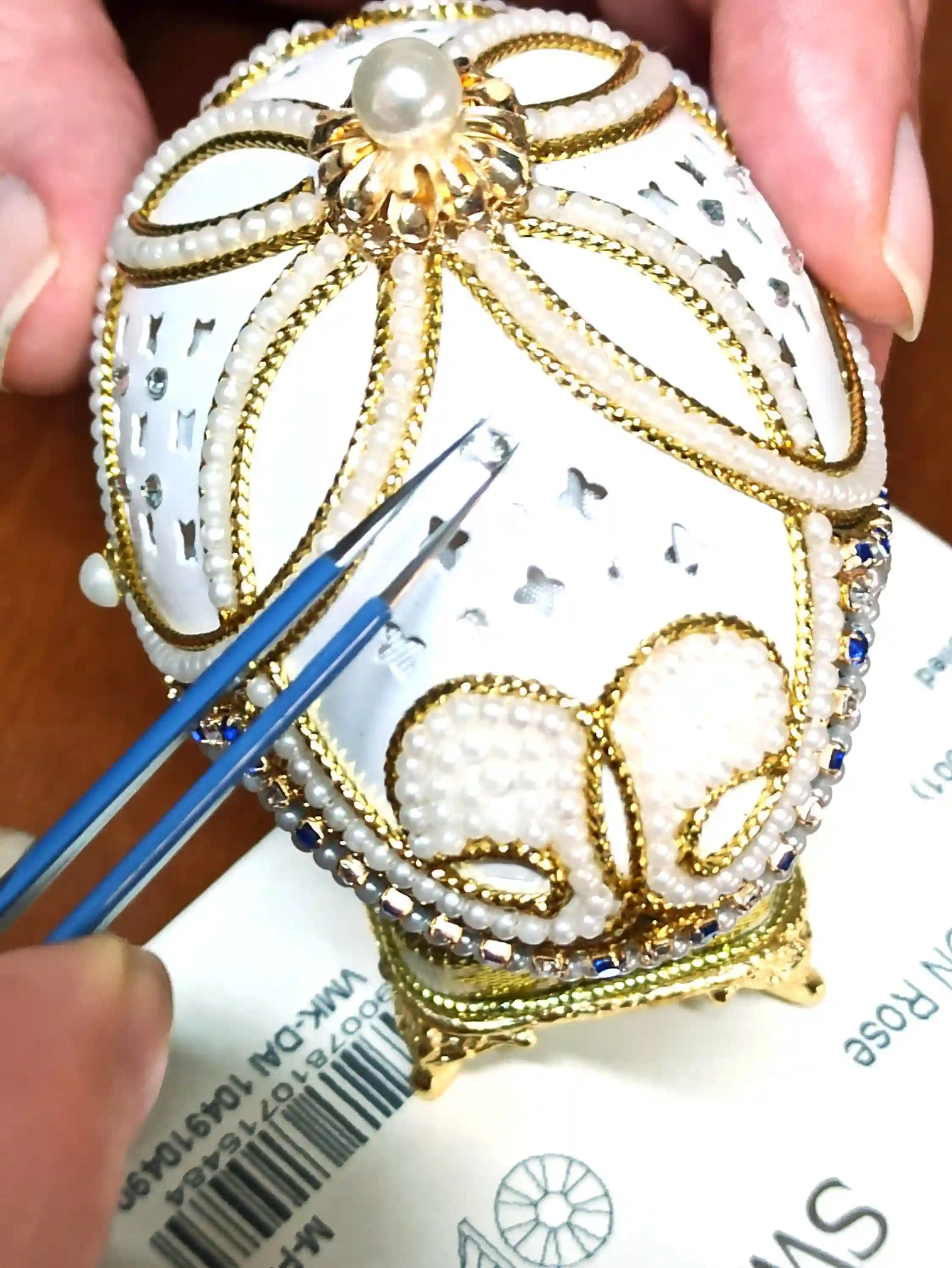 Amethyst, Faberge-Style Music Box- REAL Egg Luxury Valentine MASTERPIECE Faberge Egg style Imperial Art Nouveau Jewelry Box , Faberge egg, 24kGold 