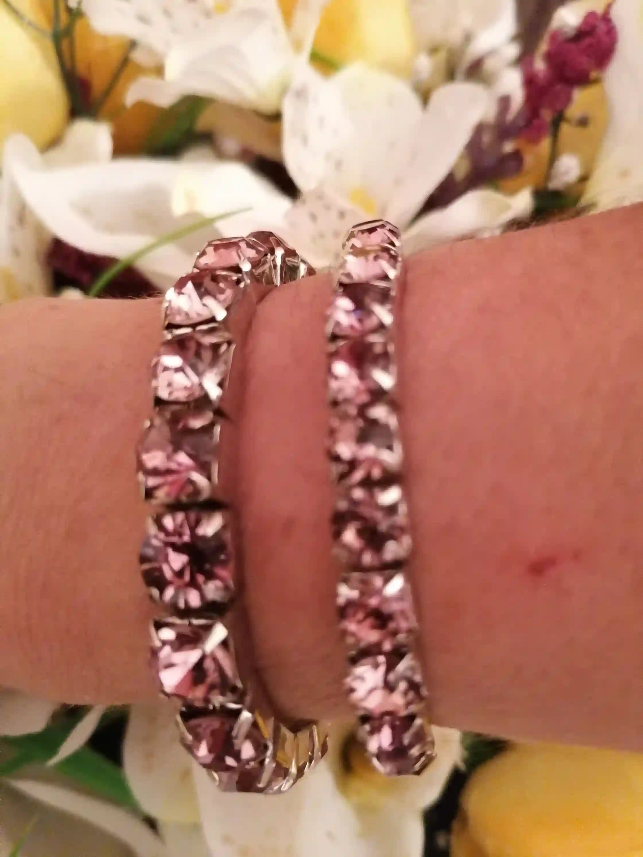 October Tourmaline Tennis Bracelet/October birthday Jewelry Pink Tennis bracelet Rose Teenage Girl Jewellery gift for Girlfriend Teen sister 