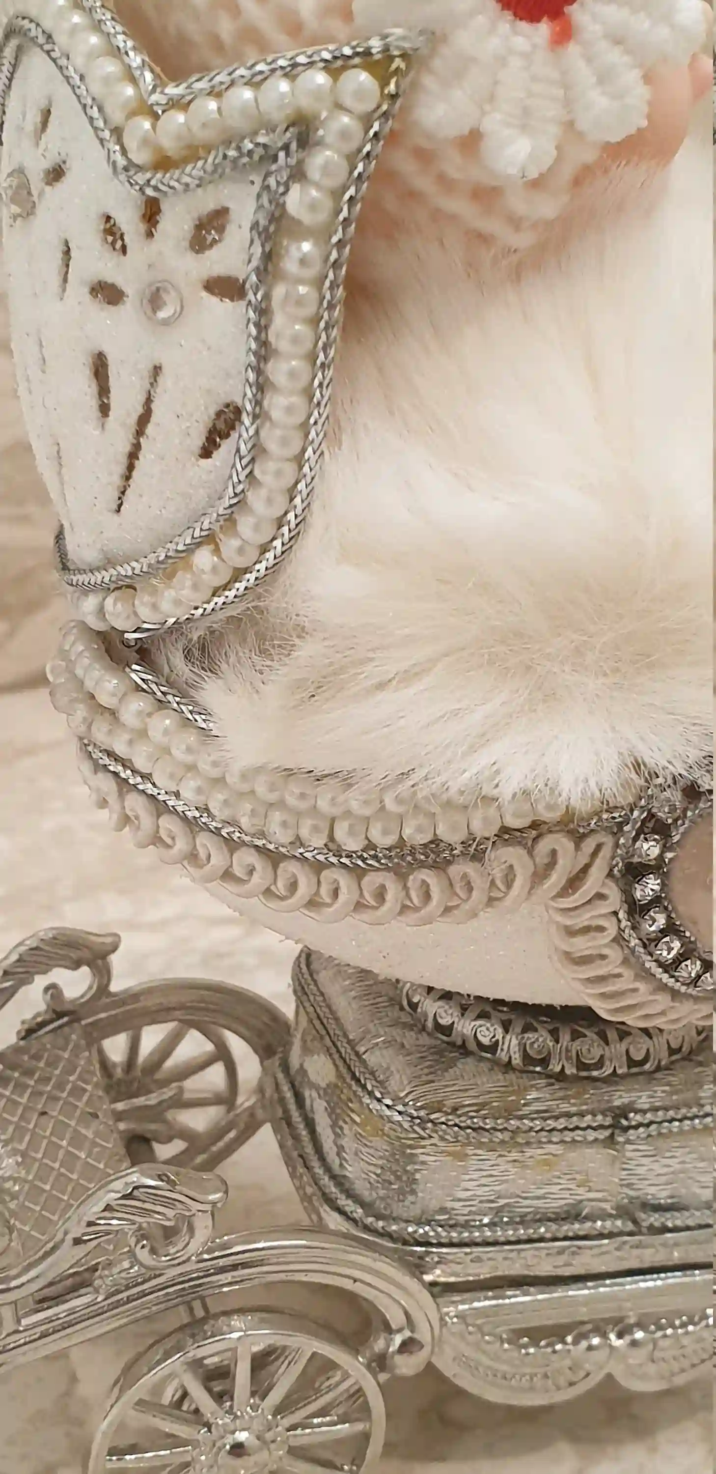 Antique Baby Faberge style Egg ONLYONEOF Musical Trinket NATURAL Egg Newborn Gift New Mom Gift Grandparent Baby Shower Ornament Fabrege 1981 