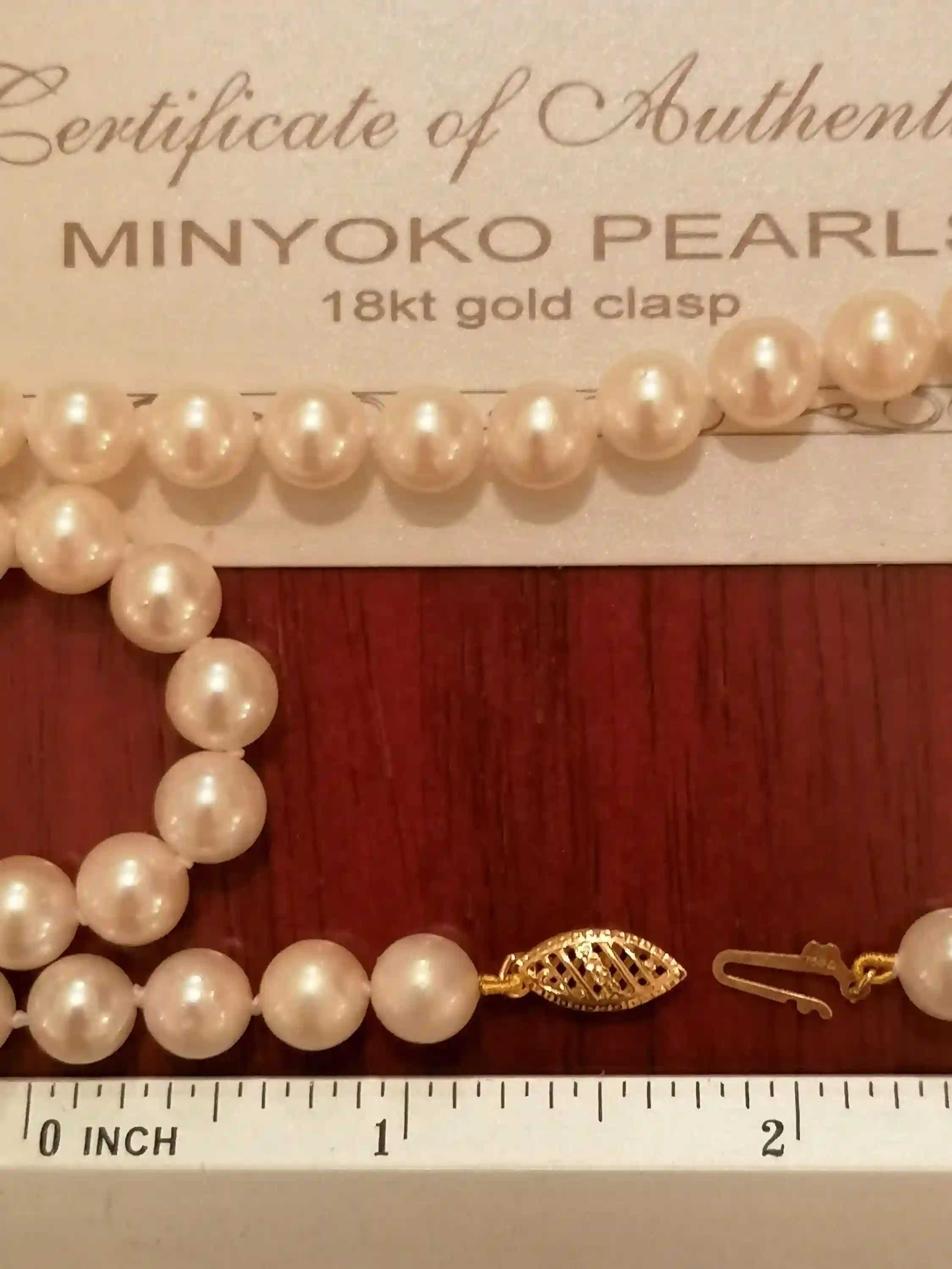 Akoya Pearl Necklace gift AAA grade 18k solid Gold Japanese White NATURAL CULTURED Pearl Necklace Wedding Bridal Jewelry South Sea Pearl 