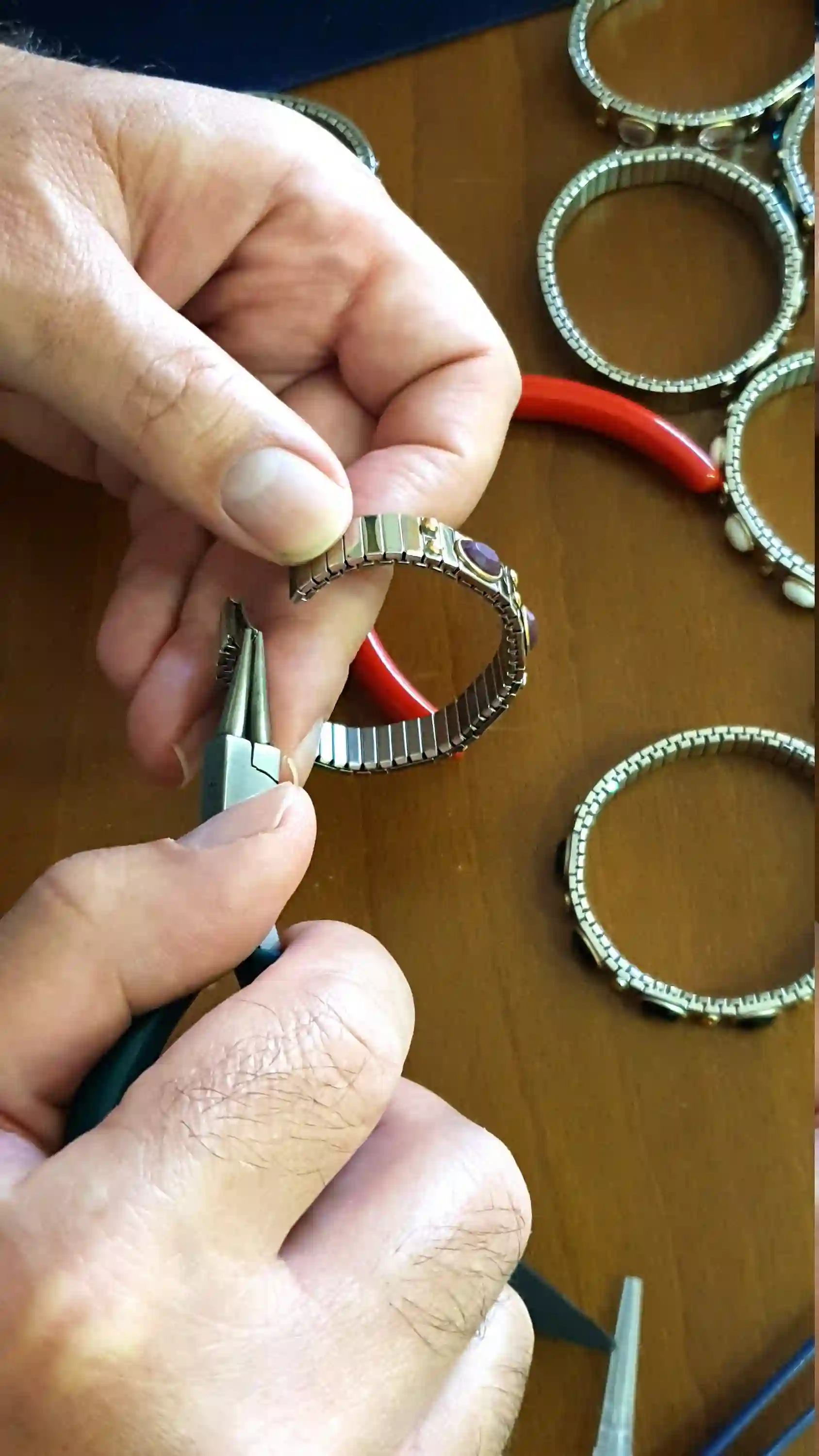 Silver Gemstone Bracelets for Women/ Stack Gem Bracelets for her/Everyday Birthstone Gem bracelet gifts/ Woman bracelet bangle Jewelry gift 