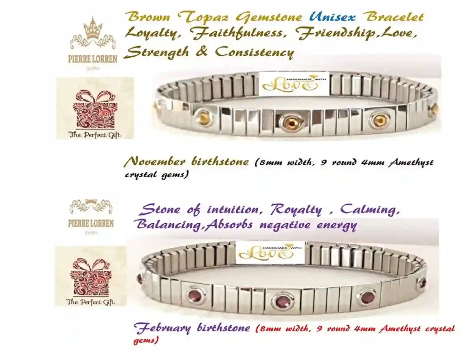 Silver Gemstone Bracelets for Women/ Stack Gem Bracelets for her/Everyday Birthstone Gem bracelet gifts/ Woman bracelet bangle Jewelry gift 