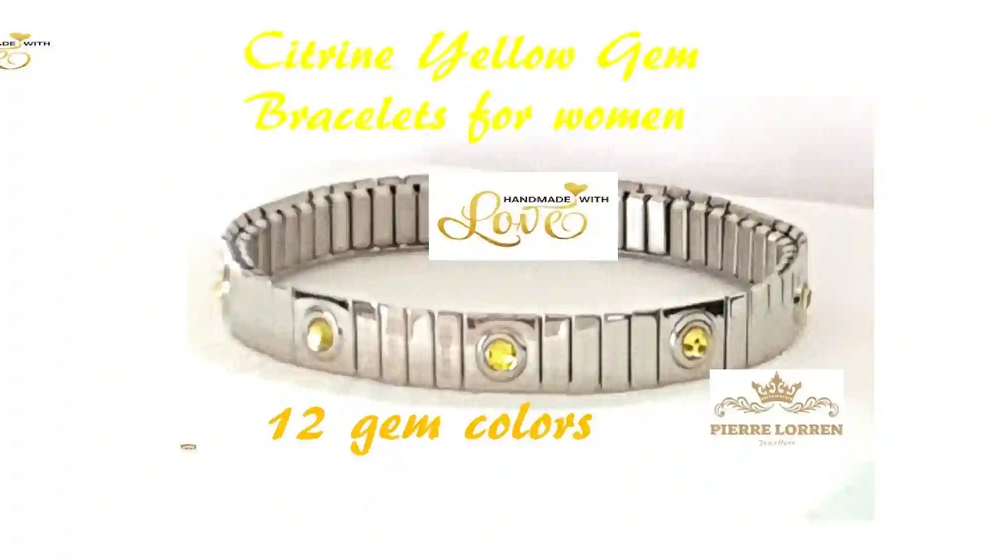 Everyday Citrine Bracelet November Birthday Gifts for Woman/Citrine gem bracelet gift Minimalist Birthstone Jewelry Mothers Day Gift for Her 