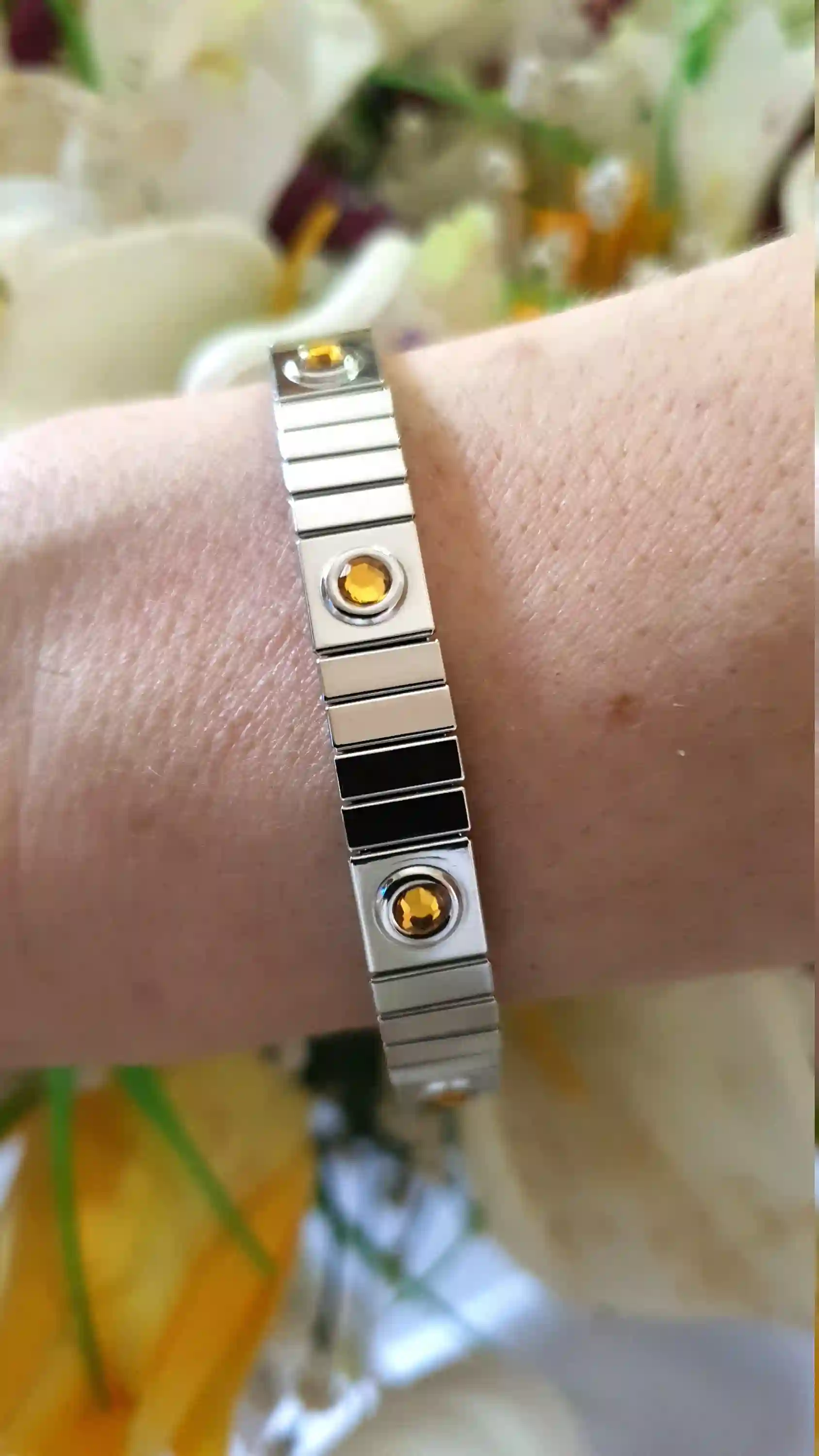Everyday Citrine Bracelet November Birthday Gifts for Woman/Citrine gem bracelet gift Minimalist Birthstone Jewelry Mothers Day Gift for Her 