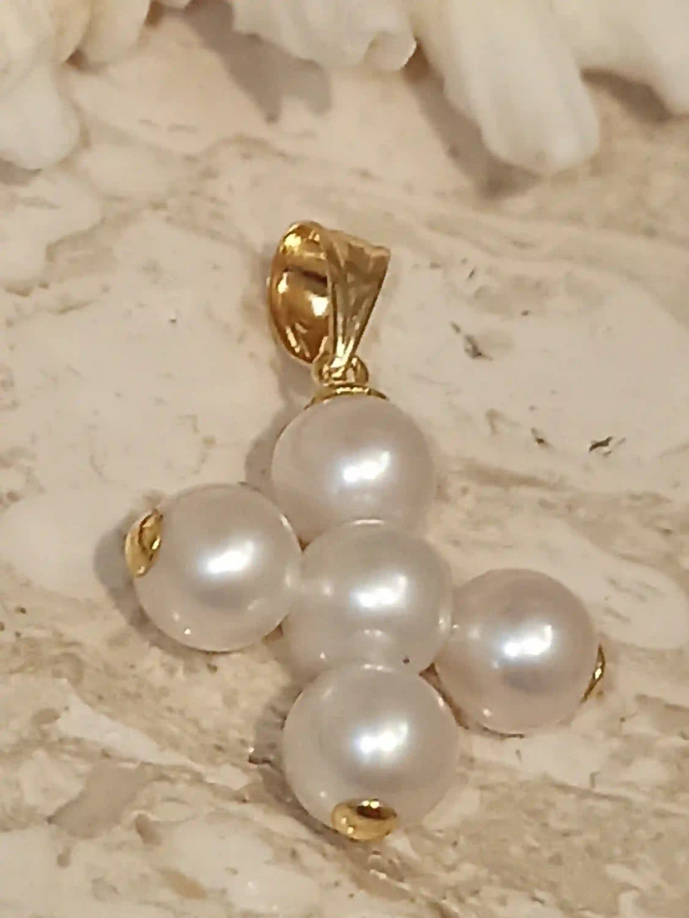 Japanese Akoya AAA,Pearl cross,18K GOLD Cross,Baptism Gift Girl,Pearl Crucifix,Pearl Cross Pendant,Christening gifts,Goddaughter pendant 