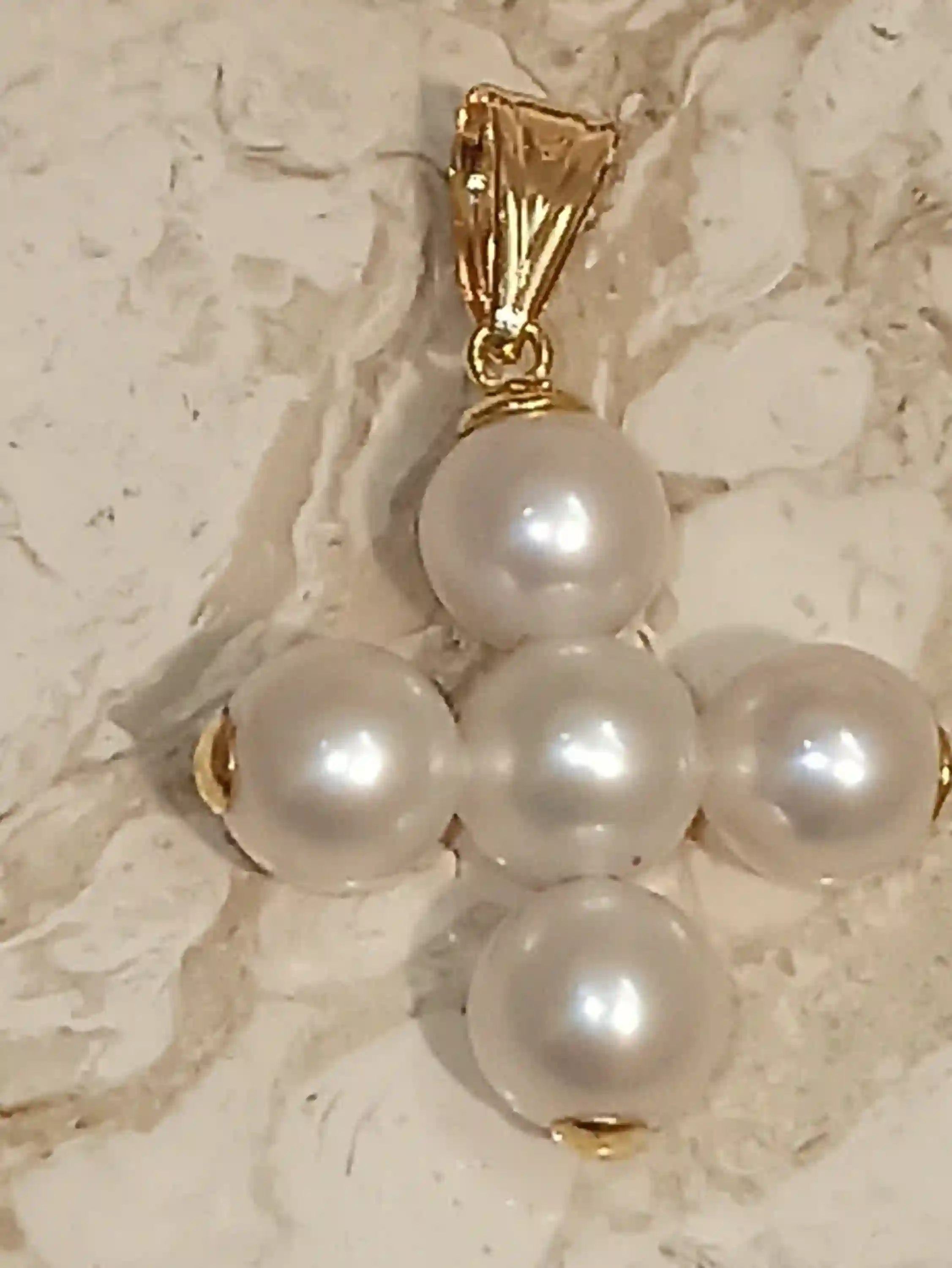 Japanese Akoya AAA,Pearl cross,18K GOLD Cross,Baptism Gift Girl,Pearl Crucifix,Pearl Cross Pendant,Christening gifts,Goddaughter pendant 
