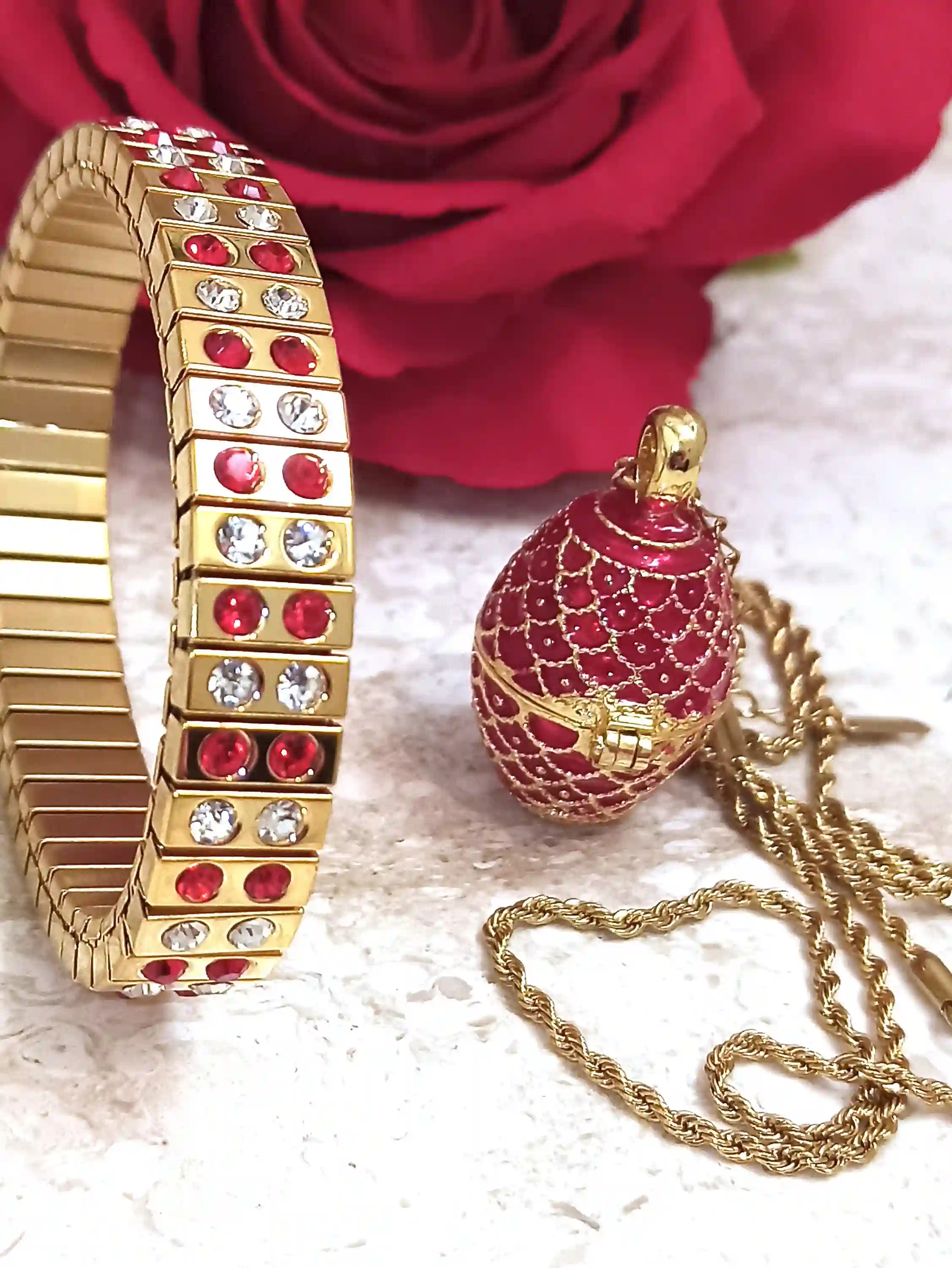 Luxury Jewelry box, Faberge-Style Egg, SET Christmas gift for parents, Home Decor, Faberge Music Box, Couples Gift, HANDCARVED, 24k GOLD, Diamond 