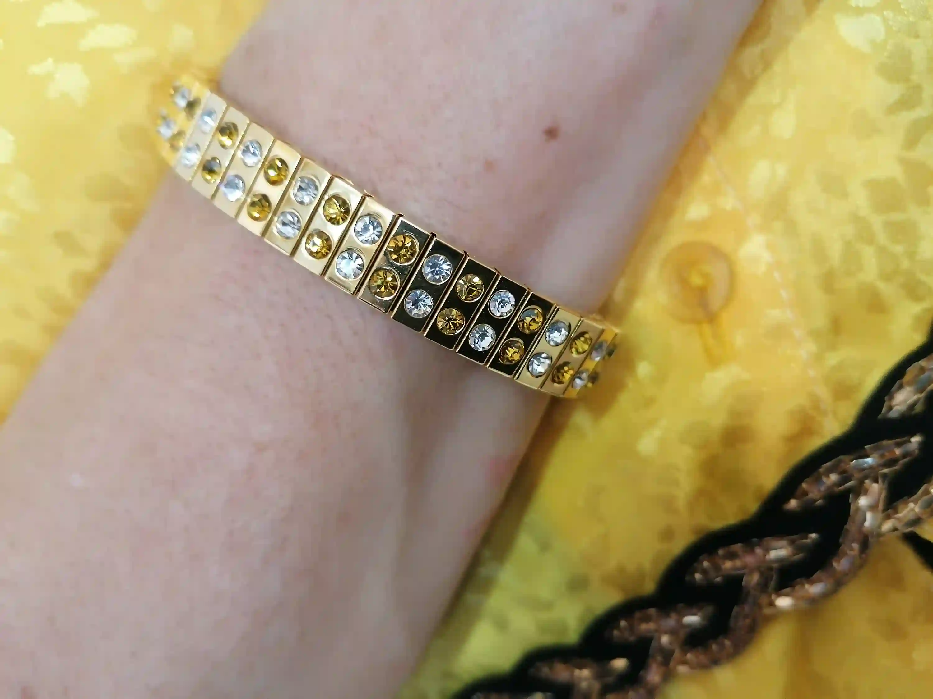 2ct Onyx Handmade Jewelry 24k Gold Black Onyx bracelet Birthday gift Minimalist bracelet Mother of the Bride Bracelet Femme Ready to ship 
