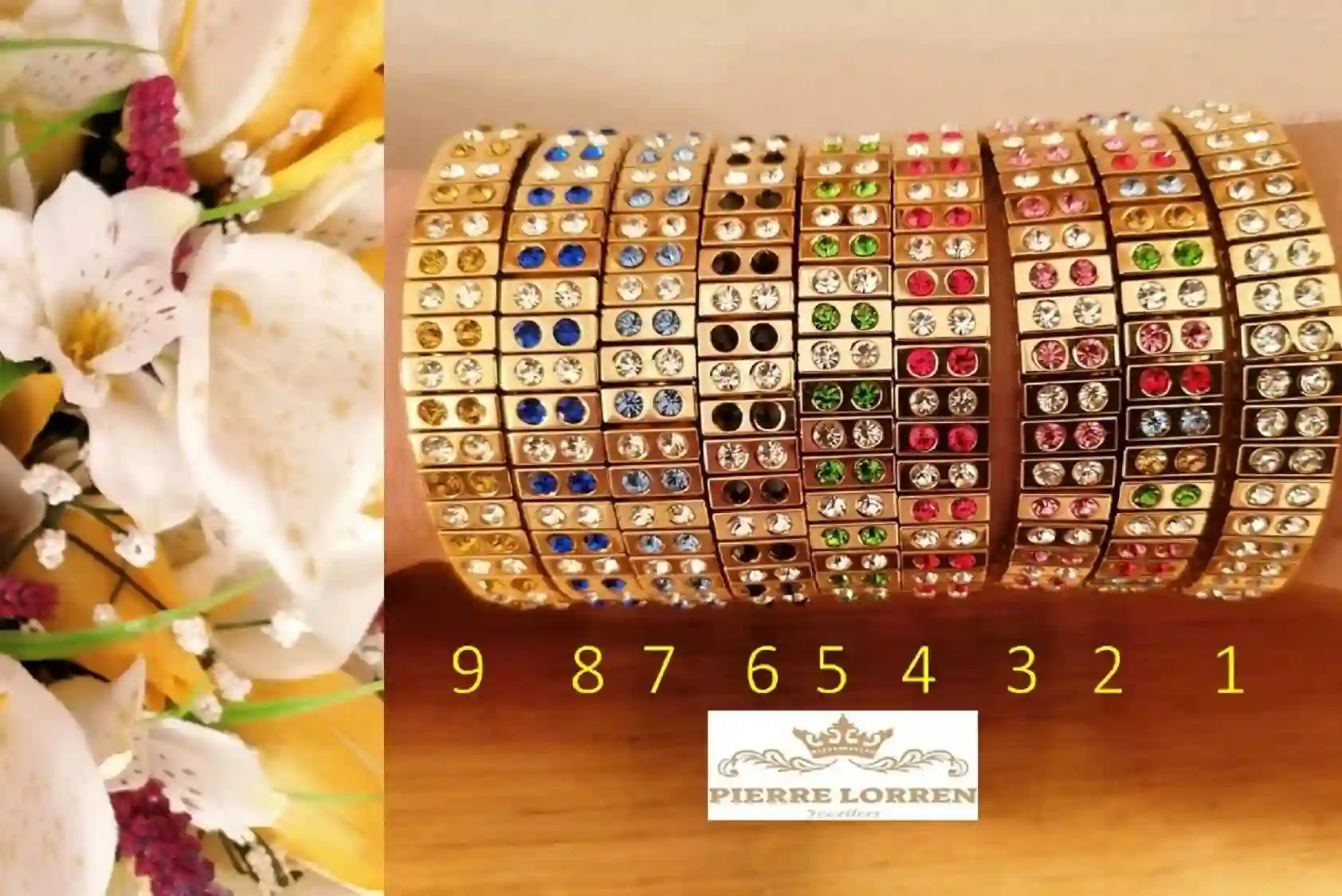 Rainbow Bracelet SWAROVSKI Crystal 24kt GOLD Gift/Stretchy Stacking bracelet Multi colored FANCY Jewelry Gold Gemstone Bracelet bangle gifts 
