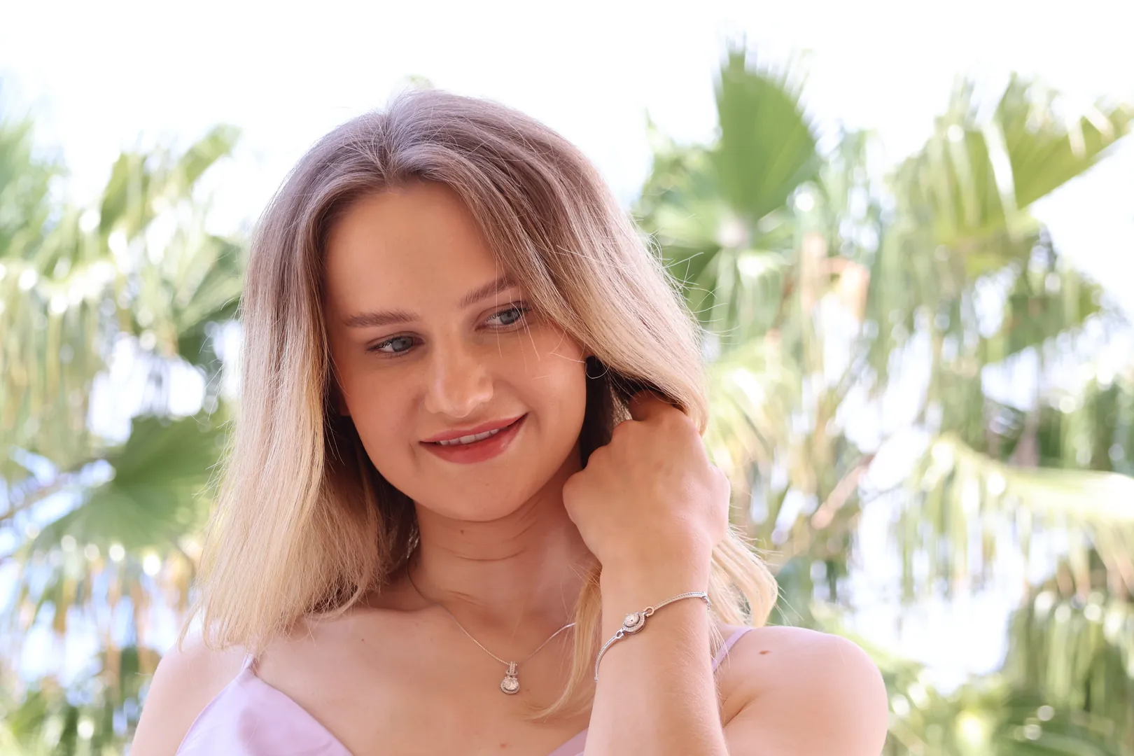 PierreLorren 5ctw Diamond Jewelry SET Diamond Necklace Diamond Bracelet Diamond Pendant Love Necklace 18k White Gold Vermeil Anniversary 2.5ct