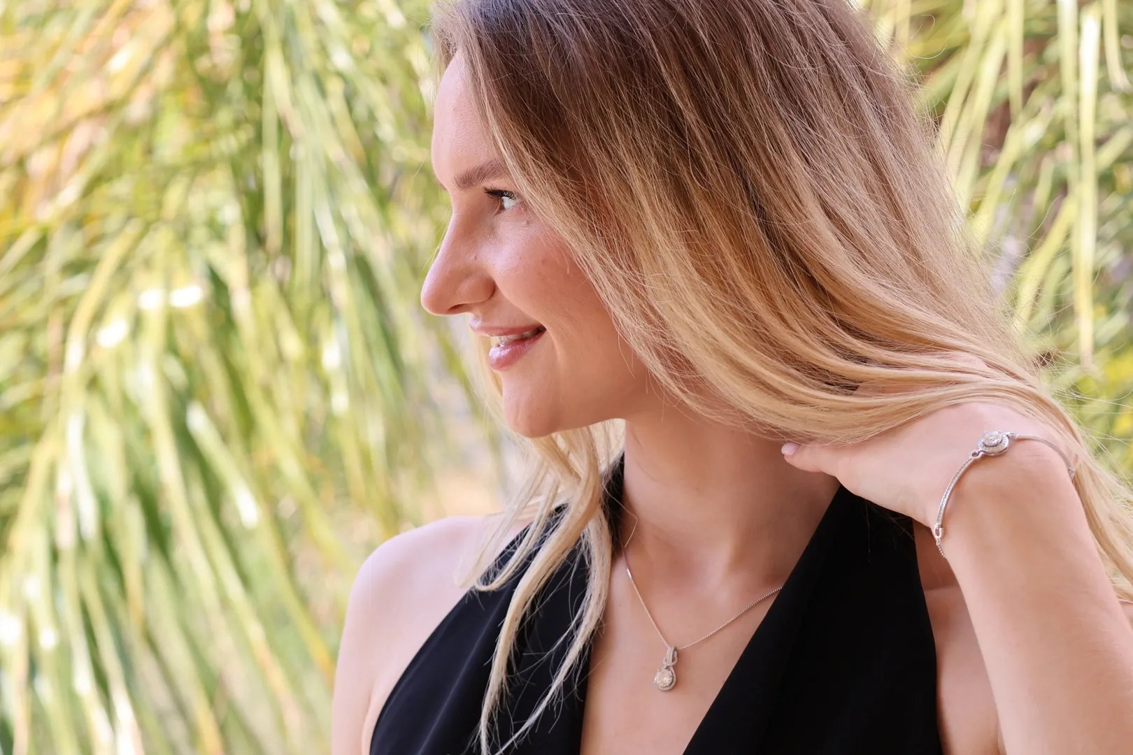 PierreLorren 5ctw Diamond Jewelry SET Diamond Necklace Diamond Bracelet Diamond Pendant Love Necklace 18k White Gold Vermeil Anniversary 2.5ct