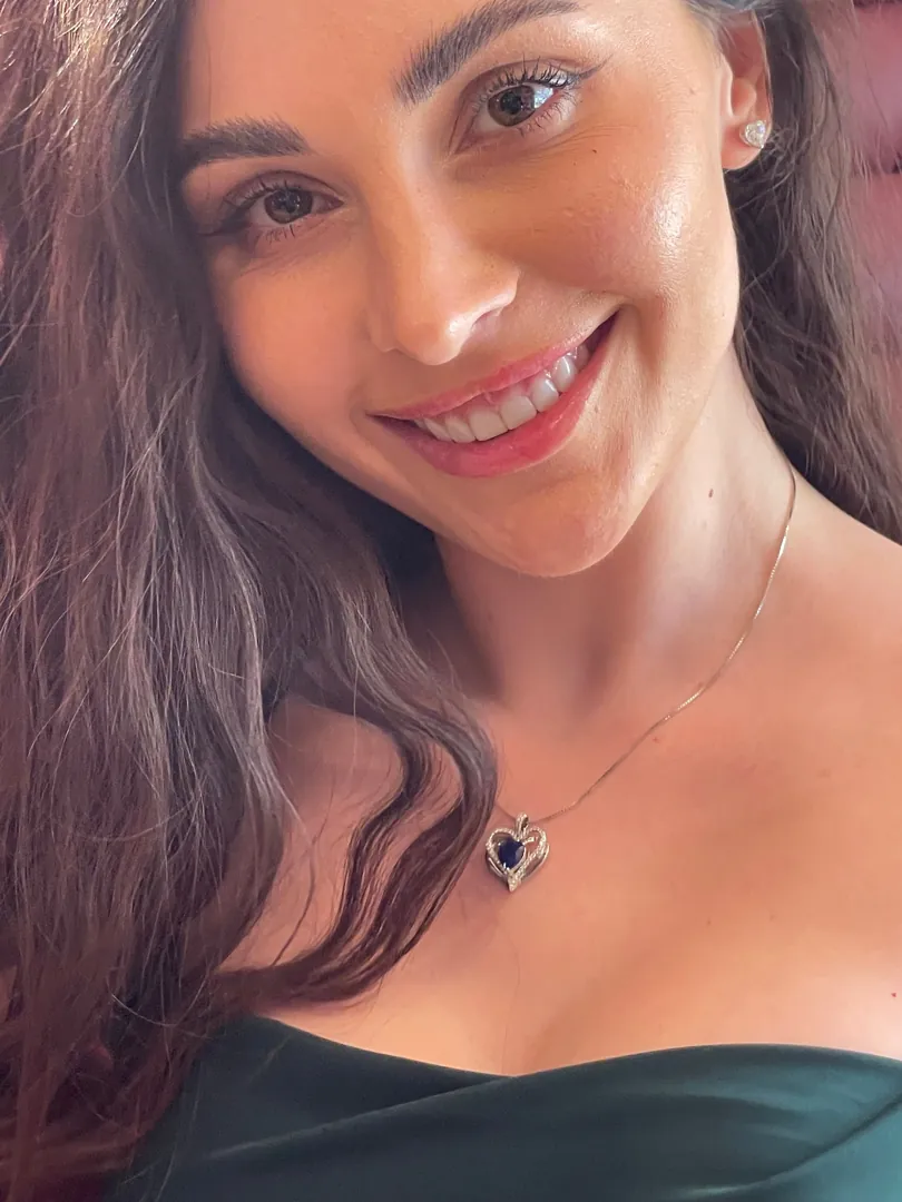 3.2ctw Natural Sapphire Heart Necklace Diamond Pendant Sapphire Jewelry Gift for Her September Birthstone Love Pendant 18k Gold Silver Birthday