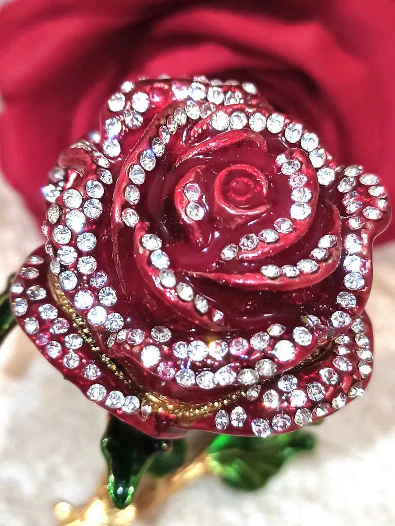 7ct Faberge egg, Ruby gift, luxury gift for her, rose jewelry box, Faberge egg necklace, bracelet, 24k gold, handmade, Christmas gift for wife.