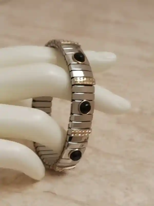 Black Swarovski bracelet/Evening Jewelry/Black Crystal Bracelet/Black Prom bracelet/July Birthstone/Classic Jewelry HANDMADE Swarovski Gift/ 