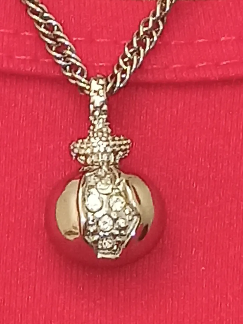 HANDMADE Pomegranate SWAROVSKI Diamond Jewelry .12ct / Pomegranate Pendant / Pomegranate Gift / Pomegranate Necklace Silver / Pomegranate Necklace