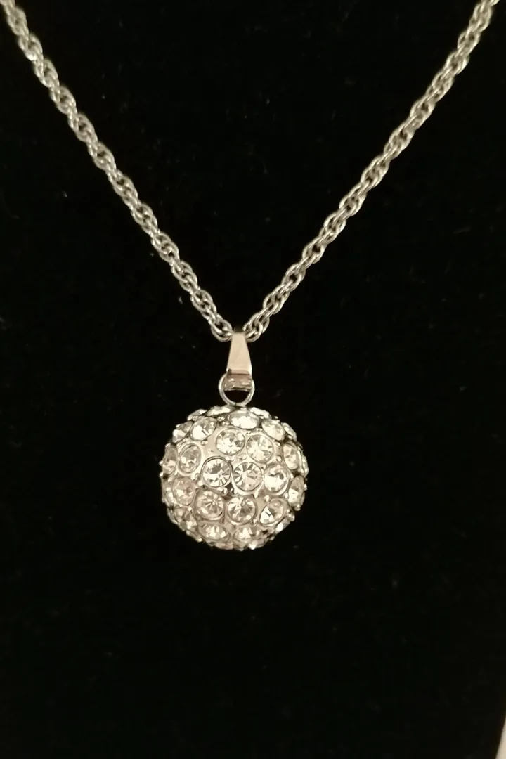 FABERGE pendant style Handmade Jewelry Fabergé egg Birthday jewelry gift for her 50 Austrian Diamond Crystals HANDSET Silver Tarnish free