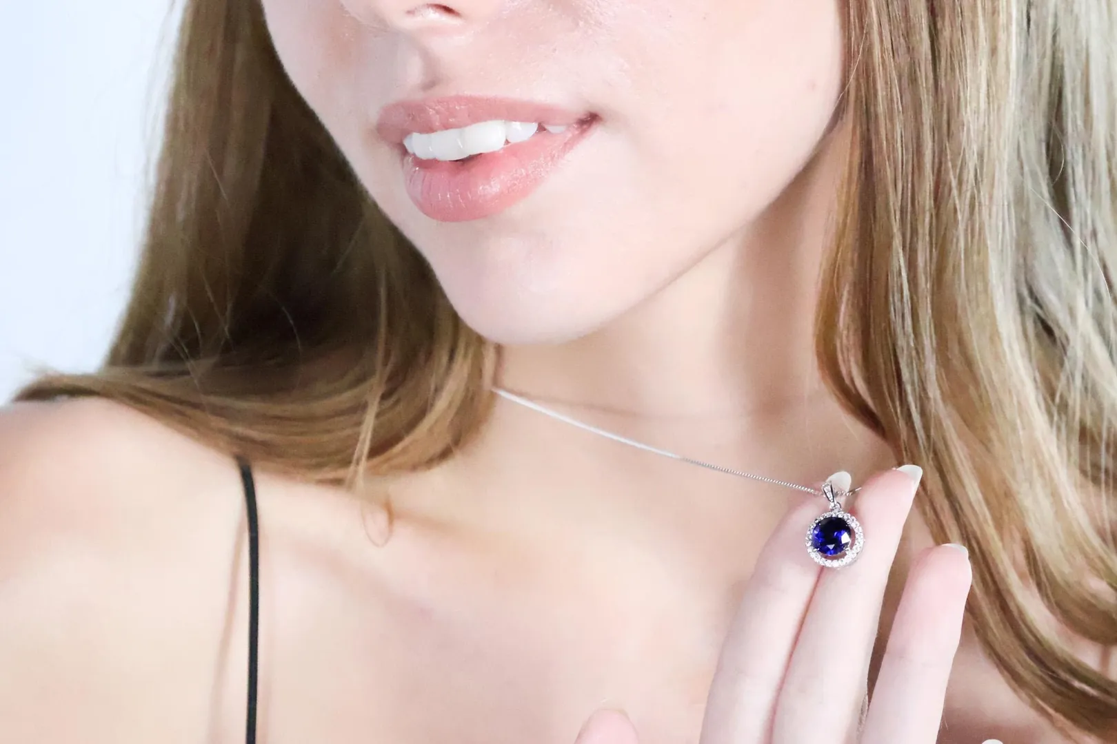 Certified 2ct Natural Ruby Necklace, Natural Ruby Pendant, Ruby Jewelry, Real Silver, 18k White Gold Ruby Diamond Necklace, Ruby Diamond Pendant.