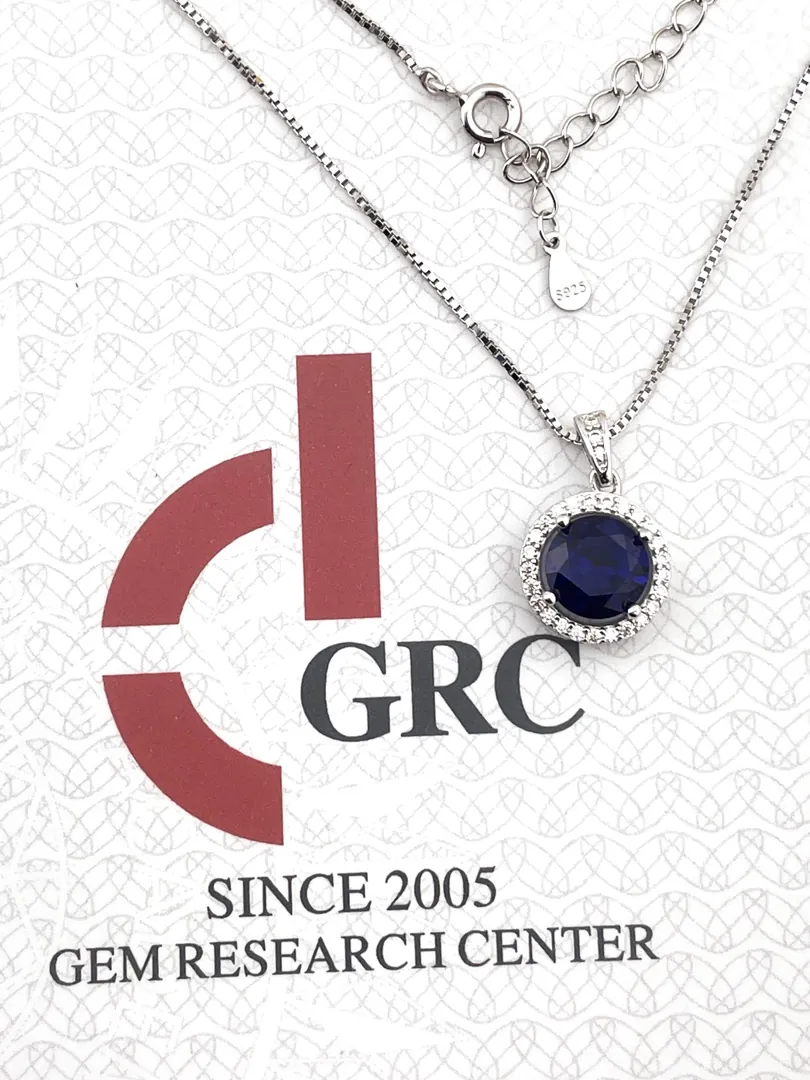 Certified 2ct Natural Ruby Necklace, Natural Ruby Pendant, Ruby Jewelry, Real Silver, 18k White Gold Ruby Diamond Necklace, Ruby Diamond Pendant.