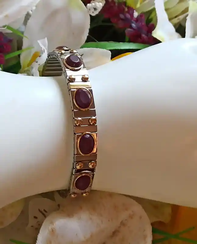 Amethyst Bracelet Silver/ Amethyst Bracelet Coral Purple/ Swarvoski Amethyst Bracelet/ Silver Amethyst Bracelet/ February Birthstone Jewelry 