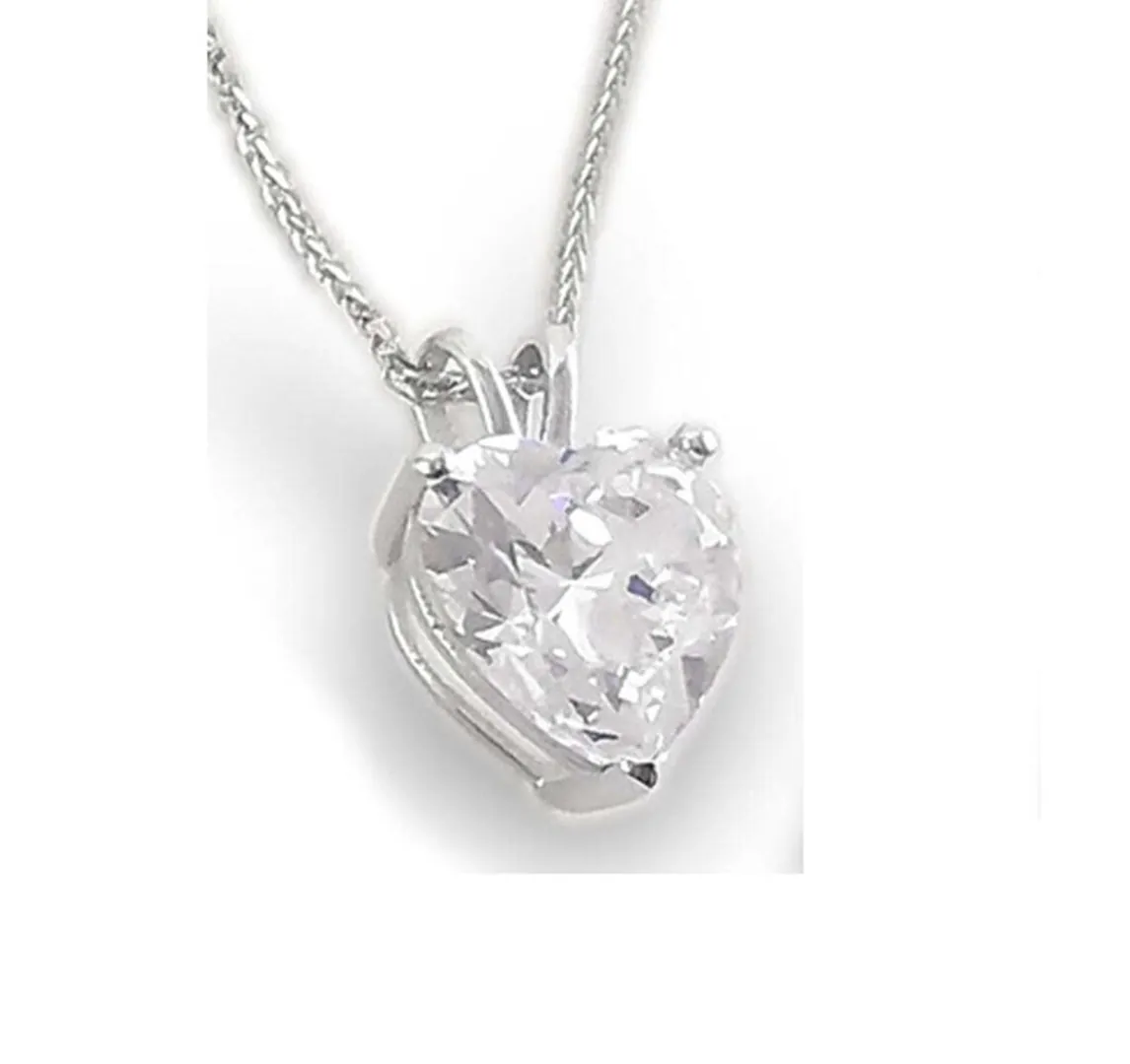 Diamond Pendant, Heart Necklace, Heart Pendant, Diamond Heart, Heart Diamond, Gift for her, 18k Gold Heart Necklace, Valentines Day, Christmas
