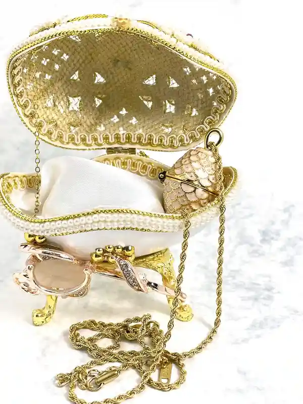 Limited Edition - Faberge egg Music box + Pink Faberge egg Pendant Necklace + Bracelet - 24k Gold - Birthday gifts - Faberge egg style - 