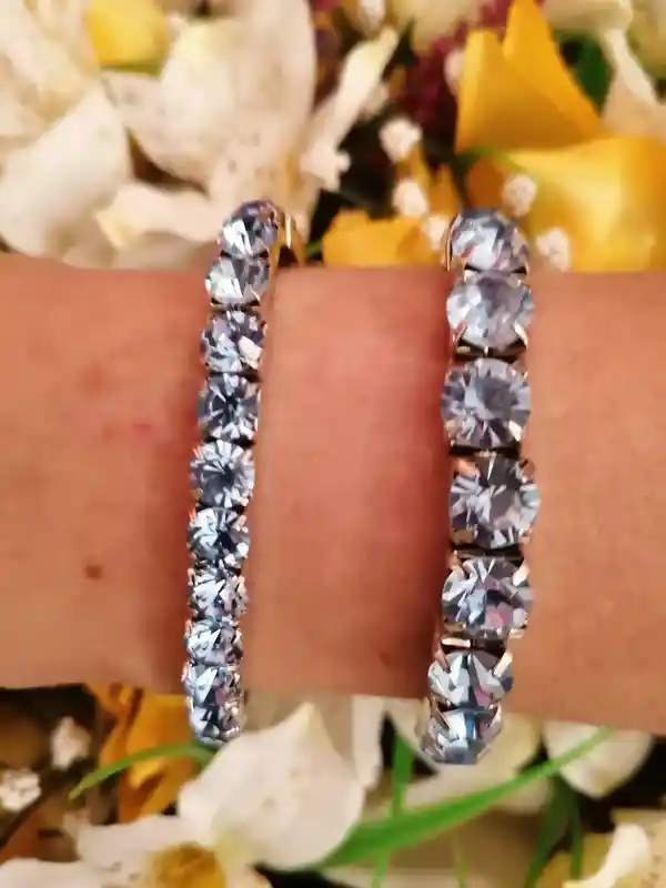 Something Blue Bracelet / Wedding Something Blue Jewelry /Bride Something Blue / Something Blue for the Bride / Bridesmaid Tennis Bracelet 