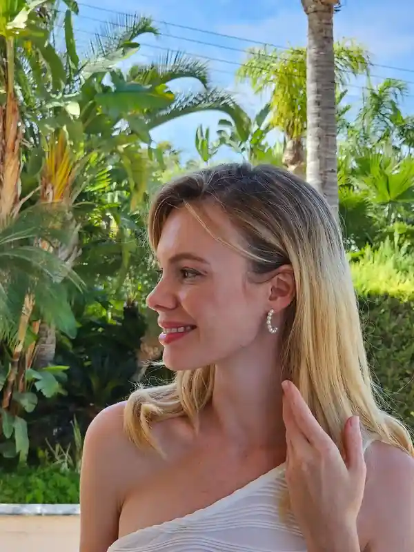 SOLID 18k Gold AKOYA Pearl Earrings Pearl Hoop Earrings Gold Earrings Akoya Pearl Jewelry South Sea Japanese Akoya Pearl White Pearls Gift 