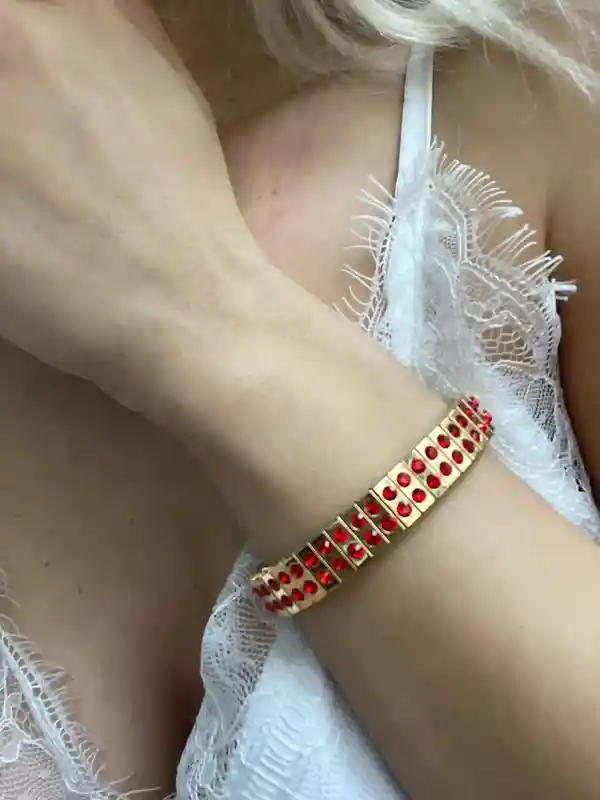 Faberge-Style EGG Ornament + Faberge-Style Egg NECKLACE + Ruby Gold Bracelet Maid Of Honor Gift Bridal Shower Gift MUSIC Birthday Gift for her 