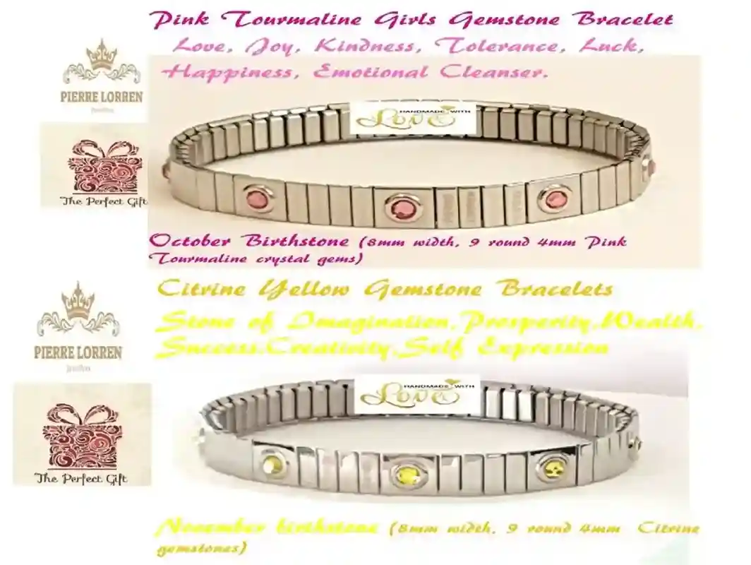 Silver Gemstone Bracelets for Women/ Stack Gem Bracelets for her/Everyday Birthstone Gem bracelet gifts/ Woman bracelet bangle Jewelry gift 