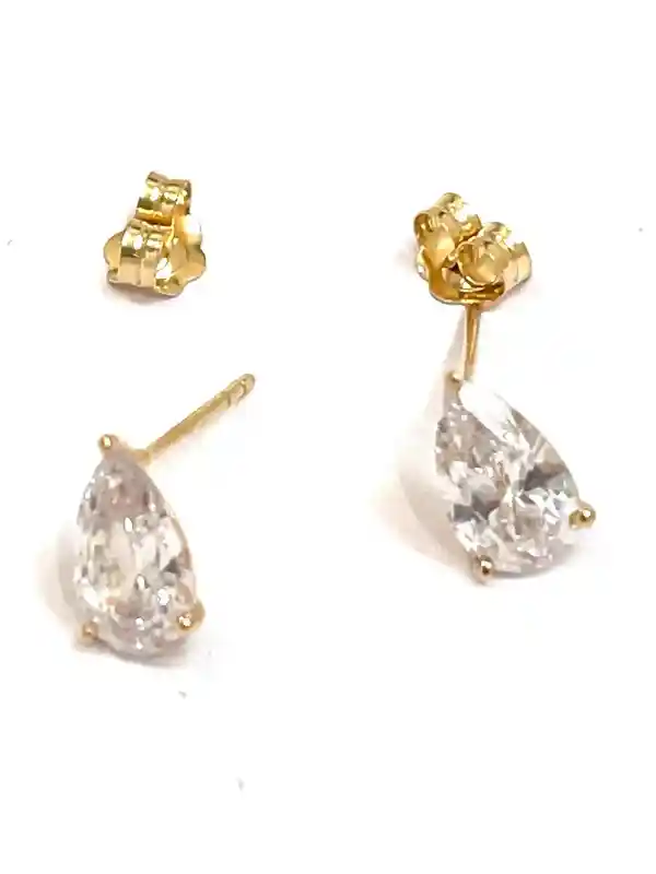 1.5 carat Pear Diamond Earrings SOLID 18k YELLOW Gold Earrings Diamond Jewelry Teardrop Earrings Diamond Stud Earring Fine Jewelry Valentine 