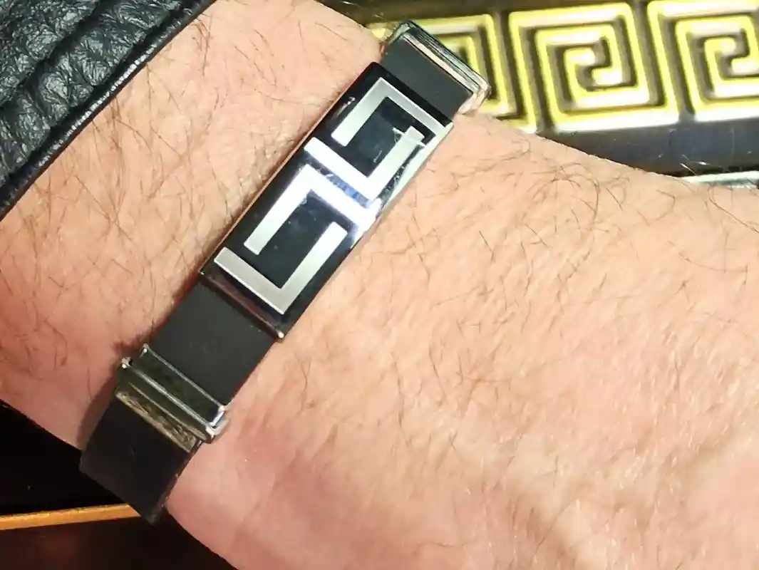 Greek Key Bracelet/Meander Bracelet/Greek Key Jewelry/Greek Jewellery for man/Bijoux Meandros Grec/Griechischen Schmuck/Gift for Him Son Men 