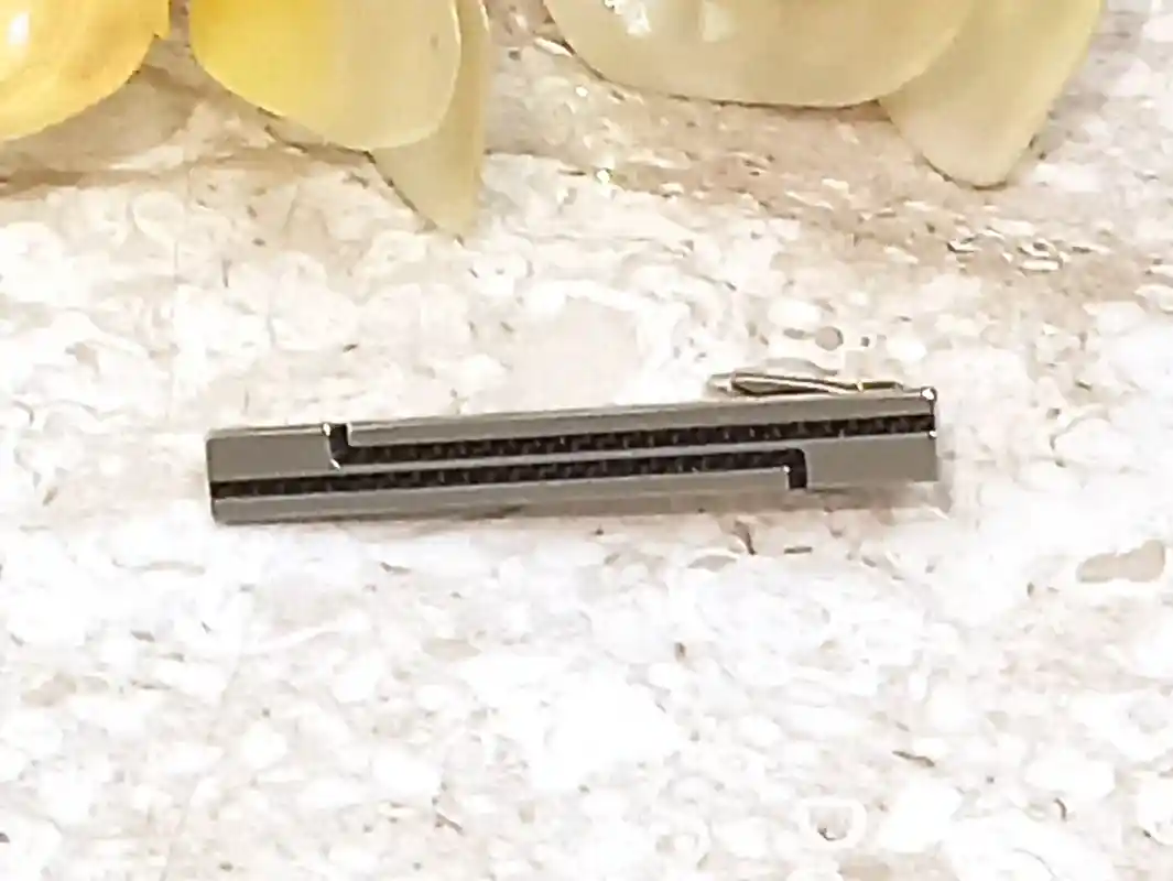 SILVER Tie Clip, Tie Clip for Groomsmen,Tie Clip for Men,Tie Clip for boyfriend,Tie Clip for Son on Wedding Day,SWAROVSKI Tie clip,HANDMADE 