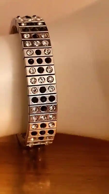 4PC Womens Jewelry set silver cross bracelet silver pendant necklace silver stud earrings TARNISHFREE hand set simulated diamonds PierreLorr 