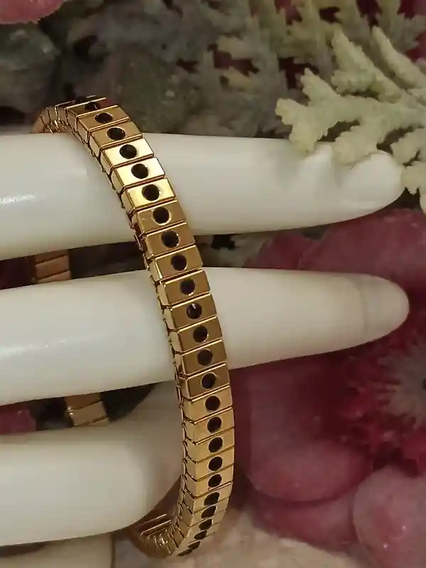24k Gold Jet Black Swarovski bangle bracelet,24K GOLD plated bracelet,Fine jewellery,1.2ct,Formal bracelet,Stack Bangle,Onyx,Minimal Jewelry 