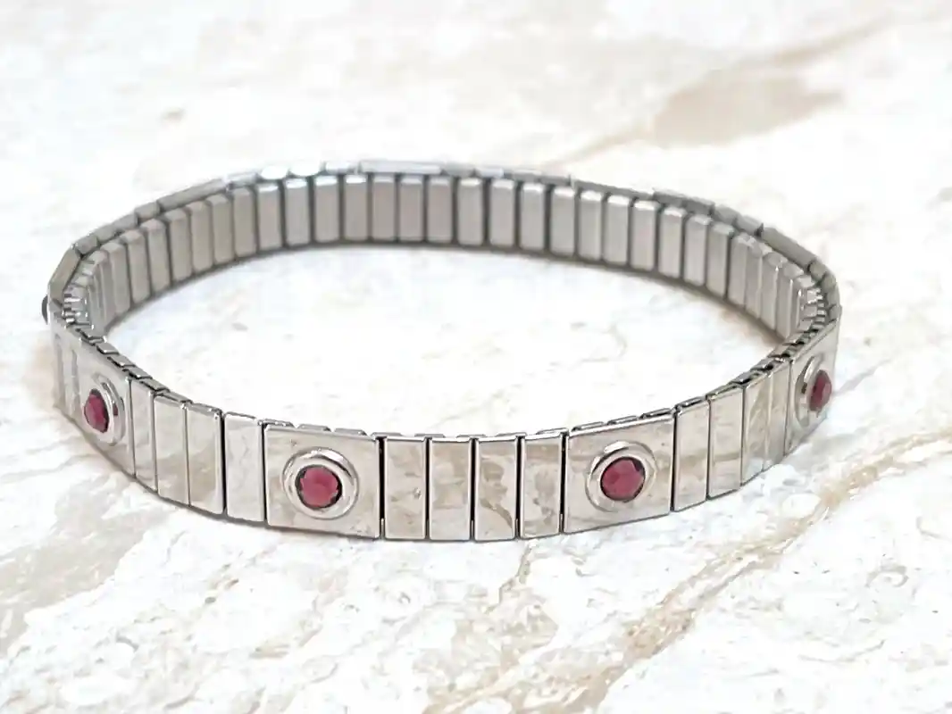 SILVER Bracelet Amethyst bracelet Gemstone Jewelry Amethyst Jewelry Silver Amethyst Jewellery Purple bracelet Tennis Bracelet gift for her 