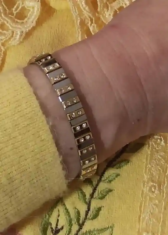 24k Gold Jewelry/Swarvoski Crystal Bracelet Diamond 1.75ct/Classy Gift for women/Daughter Gifts from mom/Sister Bracelet/Fiance gift for her 