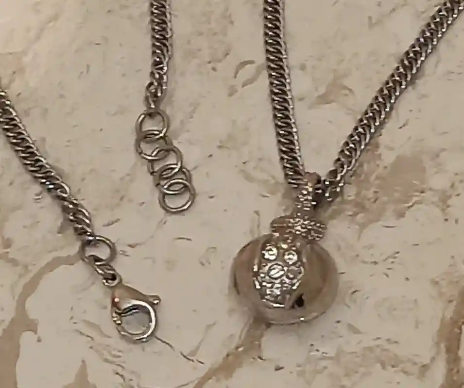 HANDMADE Pomegranate SWAROVSKI Diamond Jewelry .12ct /Pomegranate Pendant/Pomegranate Gift/Pomegranate Necklace Silver/Pomegranate Necklace 