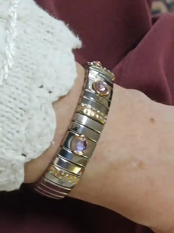 Rose Quartz Bracelet/Rose Quartz Jewelry Gold/ Silver bracelet Pink Stone/Bridesmaid bracelet Silver gift/Prom bracelet Jewelry Sister Gifts 