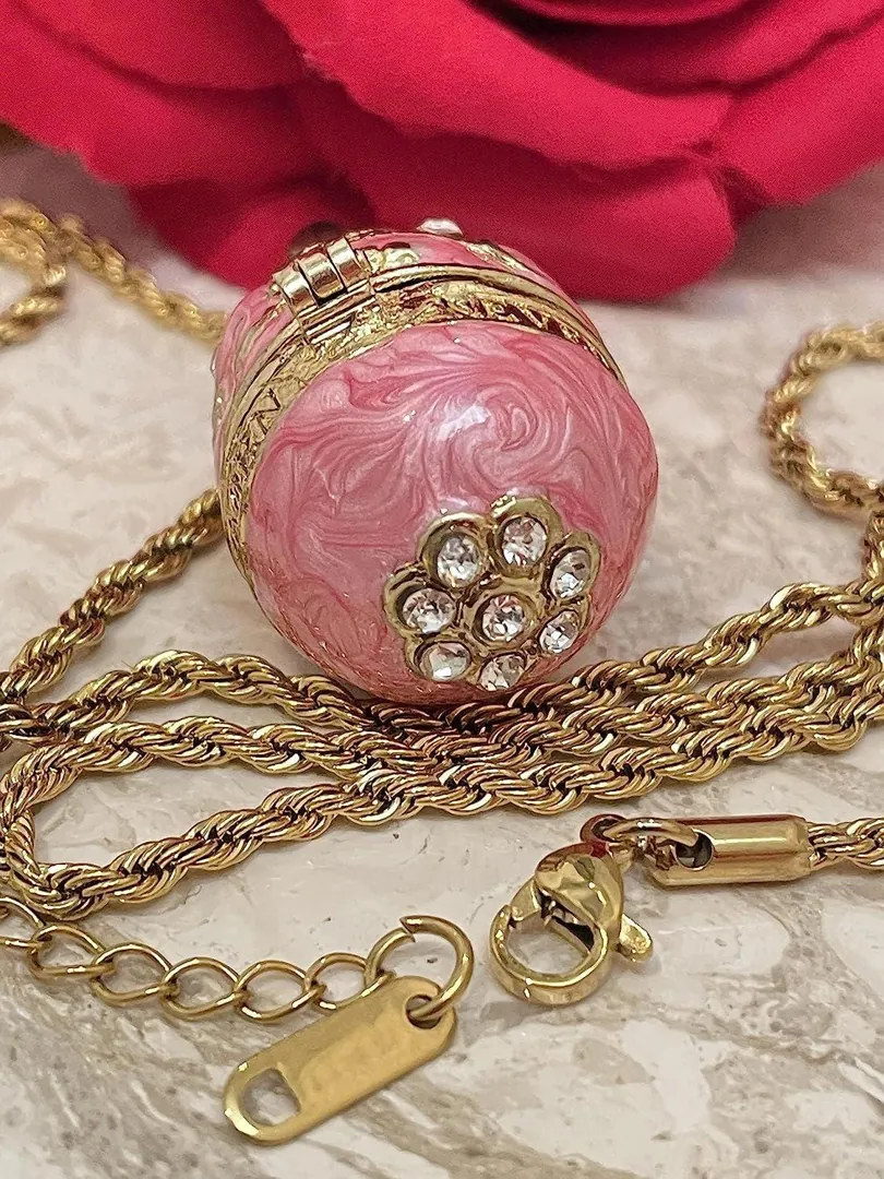 Couple NATURAL Fabergé Egg style Musical Pure GOLD Fabergé Jewelry Box Fabergé Egg Trinket Box Handmade Crystal Diamond Wedding Anniversary