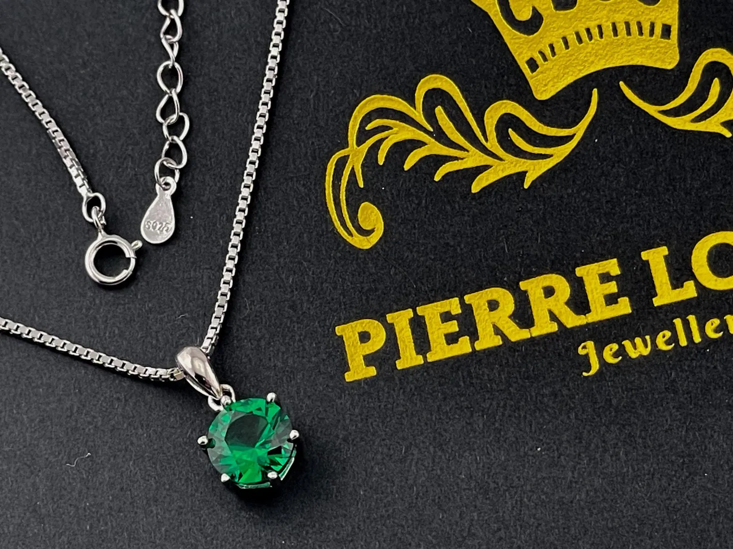2 ct Natural Emerald Pendant Necklace - 2 carat Emerald Fine Jewelry - Emerald Necklace - Emerald Jewelry Mothers Day Gift for Her Birthday