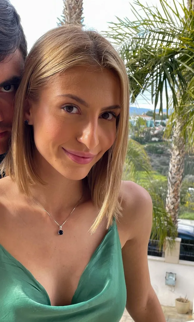 PierreLorren 2ct Natural Sapphire Necklace Earrings Real Sapphire Pendant Handmade Jewellery for Bride Bridal Shower Gifts for Daughter 4ctw